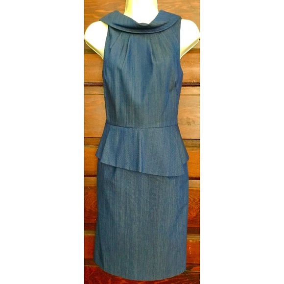 Antonio Melani Flattering Denim Dress 4 - Picture 1 of 8